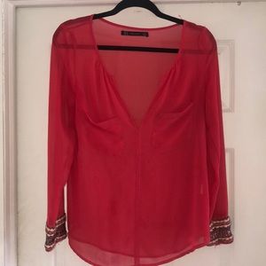 Zara - Pink Blouse